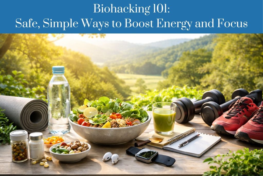 Biohacking 101 Safe, Simple Ways to Boost Energy and Focus